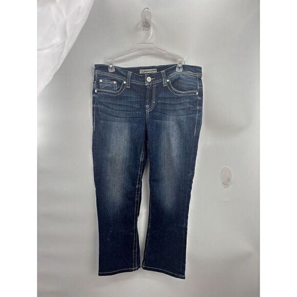 Bke Cropped Denim Jeans  Size 29 - Picture 4 of 16